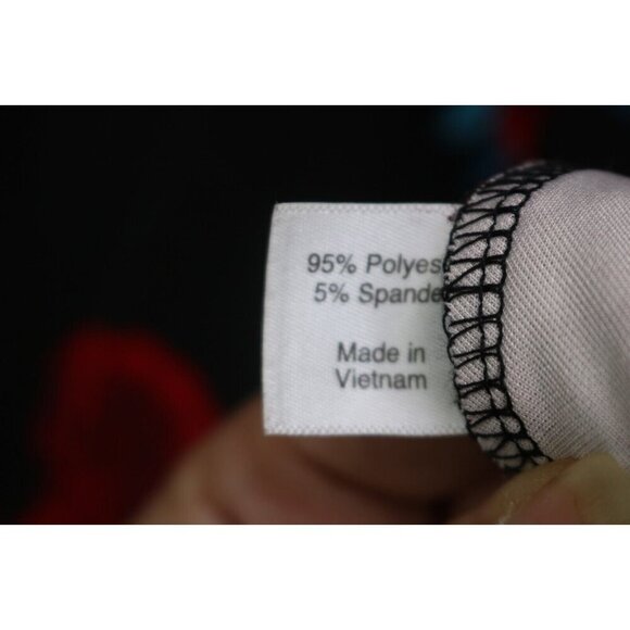 Lane Bryant Black w/Roses Fit and Flare Midi Dress-Size 14-Whimsigoth - Picture 4 of 8